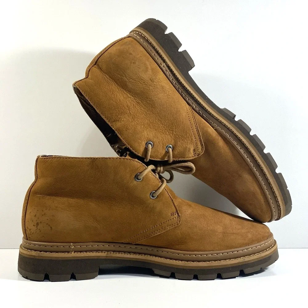 Timberland Mens Size 8.5 Port Union Chukka Boots Brown